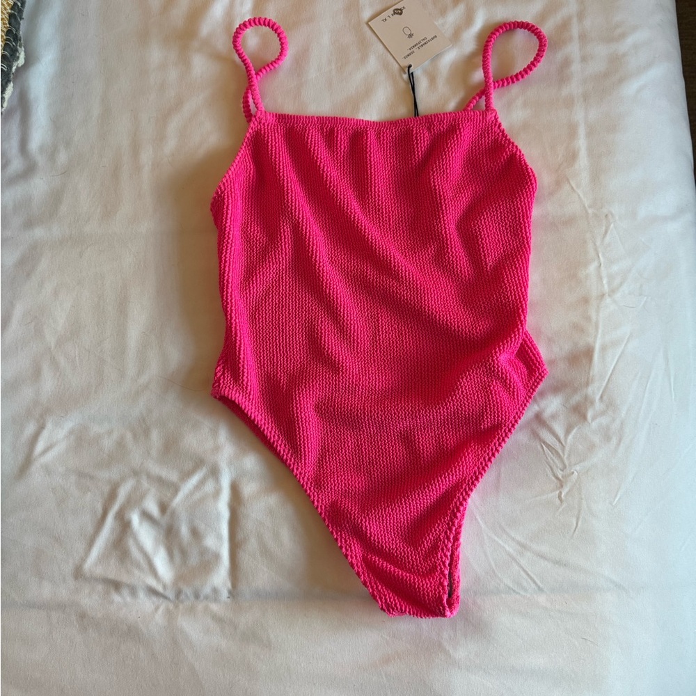 Skatie Hot Pink One Piece Swimsuit